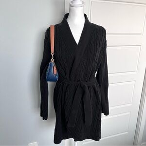 Liz Claiborne Black Knit Cardigan